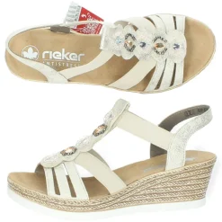 Beige sandalen
