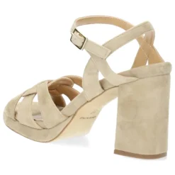 Beige sandalen
