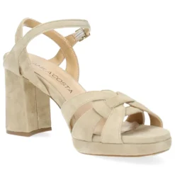 Beige sandalen