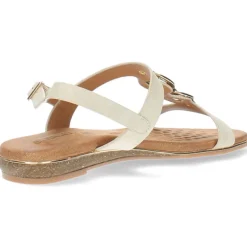 Beige sandalen
