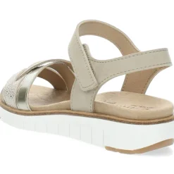 Beige sandalen