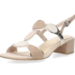Beige sandalen
