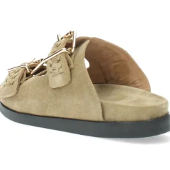 Beige slippers