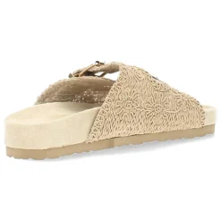 Beige slippers