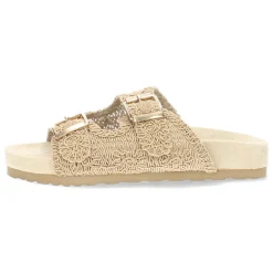 Beige slippers