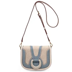 Beige/off white schoudertas