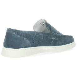Blauwe loafers