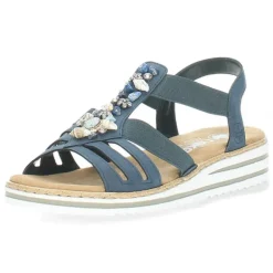 Blauwe sandalen