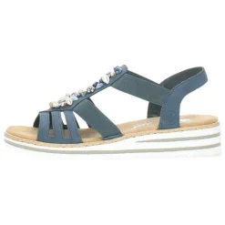 Blauwe sandalen