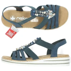 Blauwe sandalen