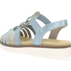 Blauwe sandalen