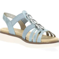 Blauwe sandalen