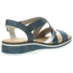 Blauwe sandalen