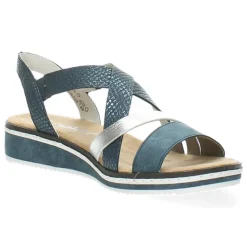Blauwe sandalen
