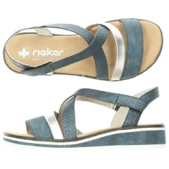 Blauwe sandalen