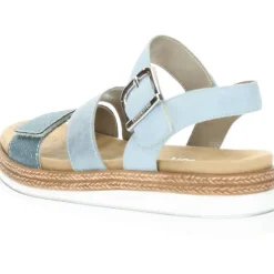 Blauwe sandalen