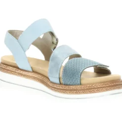 Blauwe sandalen