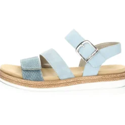 Blauwe sandalen