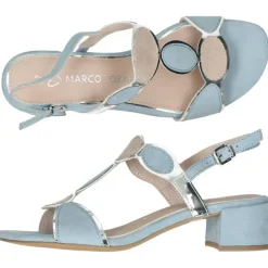 Blauwe sandalen