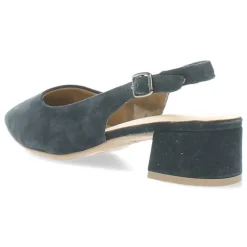 Blauwe slingbacks
