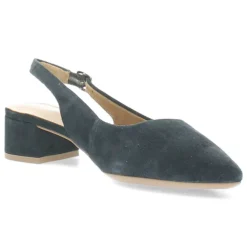 Blauwe slingbacks