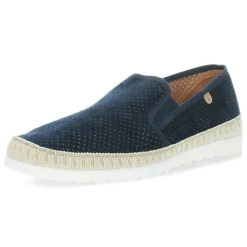 Blauwe slip-ons