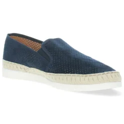 Blauwe slip-ons