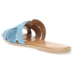 Blauwe slippers