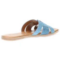 Blauwe slippers