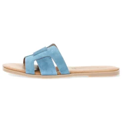 Blauwe slippers