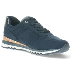 Blauwe sneakers