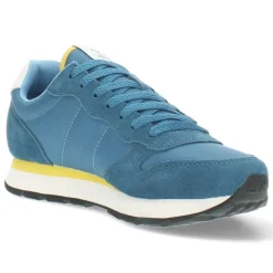 Blauwe sneakers