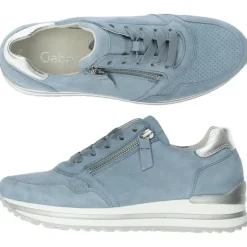 Blauwe sneakers