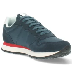 Blauwe sneakers