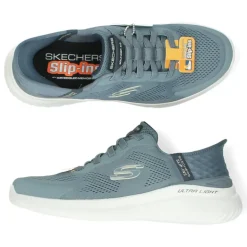 Blauwe sneakers