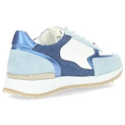 Blauwe sneakers