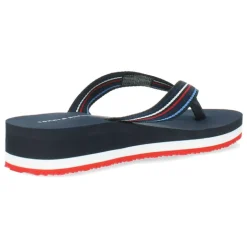 Blauwe teenslippers