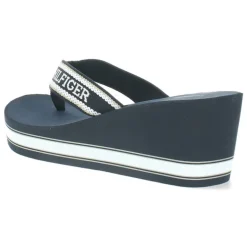 Blauwe teenslippers