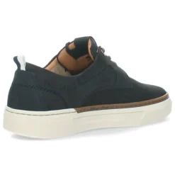 Blauwe veterschoenen