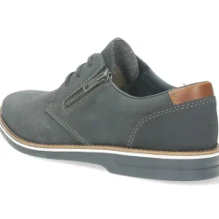 Blauwe veterschoenen