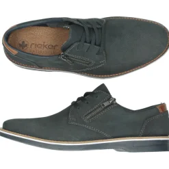 Blauwe veterschoenen