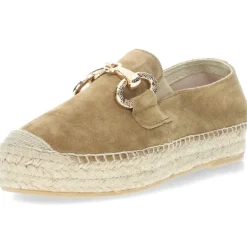 Bruine espadrilles
