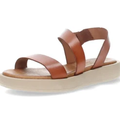 Cognac sandalen