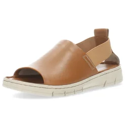 Cognac sandalen