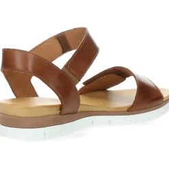 Cognac sandalen