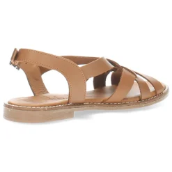 Cognac sandalen