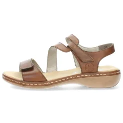 Cognac sandalen