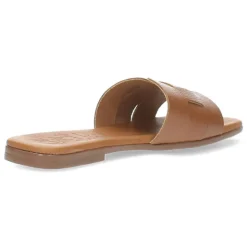 Cognac slippers