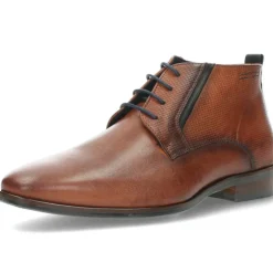 Cognac veterschoenen Estoril