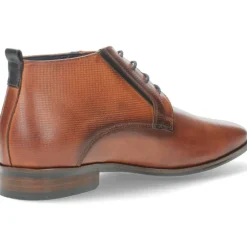 Cognac veterschoenen Estoril